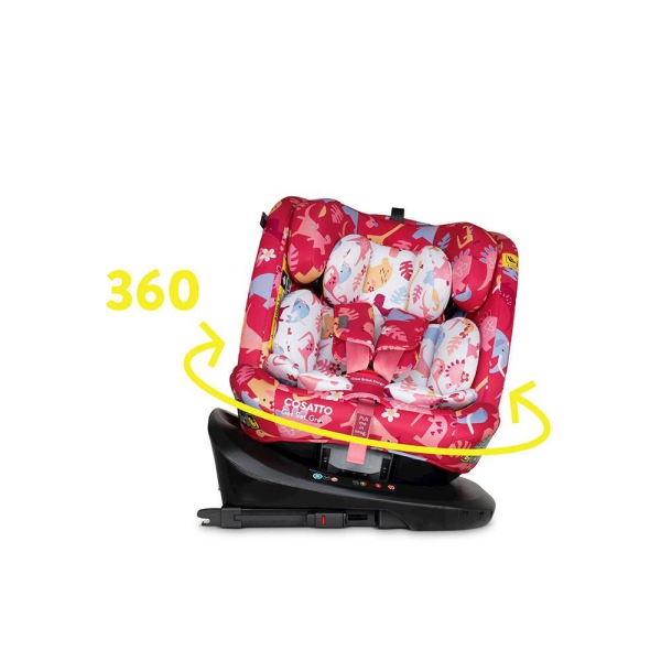 Детское автокресло Cosatto Get Set Gro i-Size 360 Dino Delite